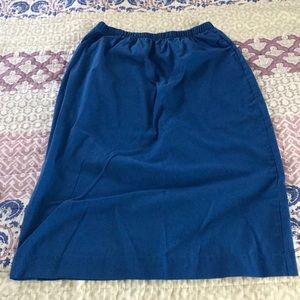 Royal Blue Scrub Skirt
